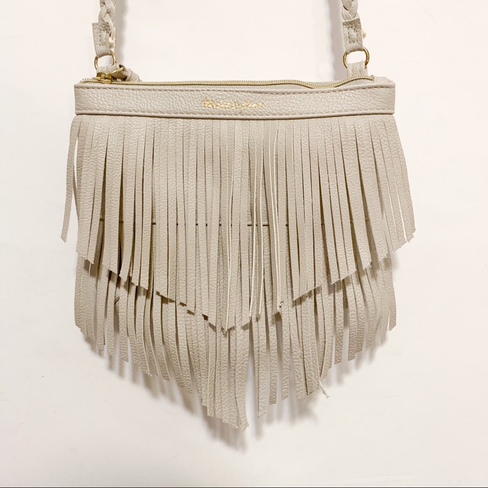 Wild & Free Ivory Fringe Cross Body Bag